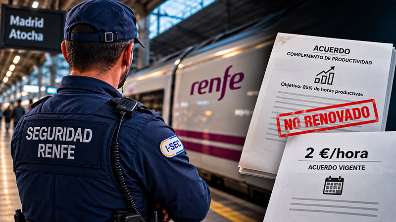 image UGT informa sobre la finalización del complemento de productividad en ISEC Renfe Madrid