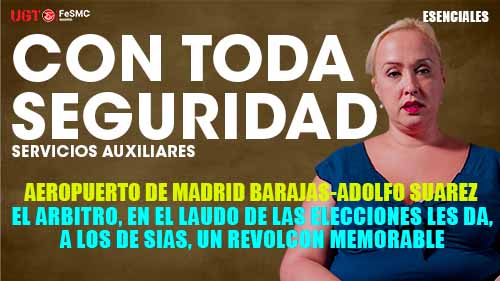 image VIDEO | AEROPUERTO MADRID BARAJAS | EL ARBITRO, EN EL LAUDO DE LAS ELECCIONES LES DA, A LOS DE SIAS, UN REVOLCON MEMORABLE