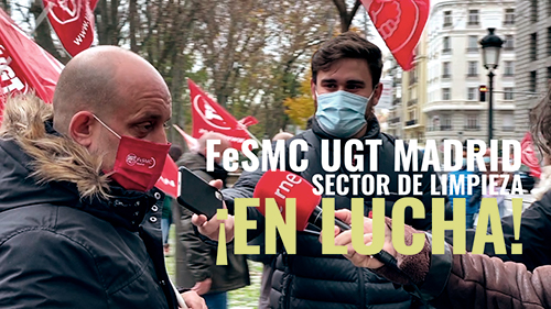 image VIDEO | SINDICATO DE LIMPIEZA | CONCENTRACION FRENTE AL MINISTERIO DE SANIDAD