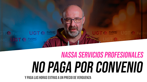 image VIDEO | NASSA SERVICIOS PROFESIONALES NO PAGA POR CONVENIO Y PAGA LAS HORAS EXTRAS A UN PRECIO DE VERGUENZA