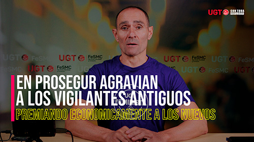 image VIDEO | EN PROSEGUR SIS MADRID AGRAVIAN A LOS VIGILANTES ANTIGUOS PREMIANDO ECONOMICAMENTE A LOS NUEVOS