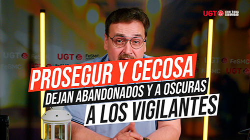 VIDEO | PROSEGUR ABANDONA A LOS VIGILANTES DE CECOSA Y ESTOS TRABAJAN A OSCURAS ILUMINANDOSE CON VELAS