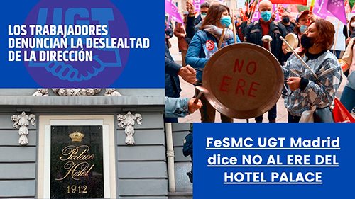 VIDEO || HOTEL PALACE MADRID || ERE || La dirección de hotel pone en la calle a 152 familias