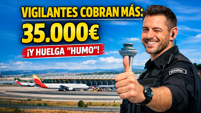 image Vigilantes de Sureste Seguridad, 35.000€ MÁS EN BARAJAS: la verdad del acuerdo… y la “huelga” con mínimos al 100%