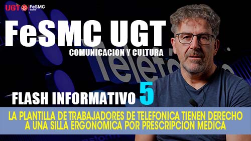 image TELEFONICA | LOS TRABAJADORES DE LA PLANTILLA TIENEN DERECHO A UNA SILLA ERGONOMICA