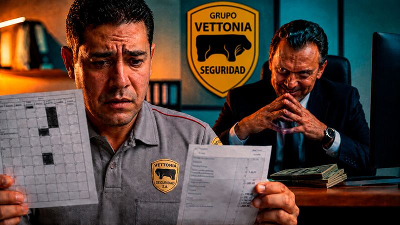 image Video || Empresa de Seguridad Privada metiendo mano a las nominas