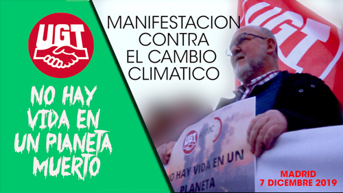 image VIDEO | FeSMC UGT Madrid en la manifestación CONTRA EL CAMBIO CLIMATICO