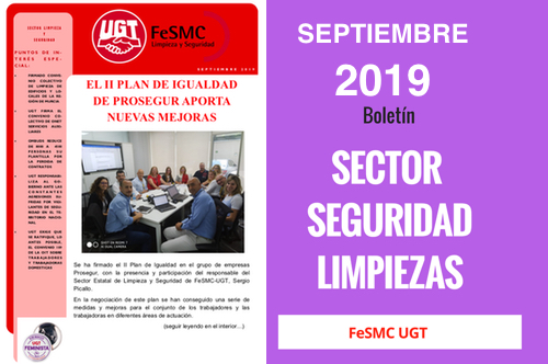 image UGT | Sector de Seguridad y Limpieza | Revista SEPTIEMBRE 2019