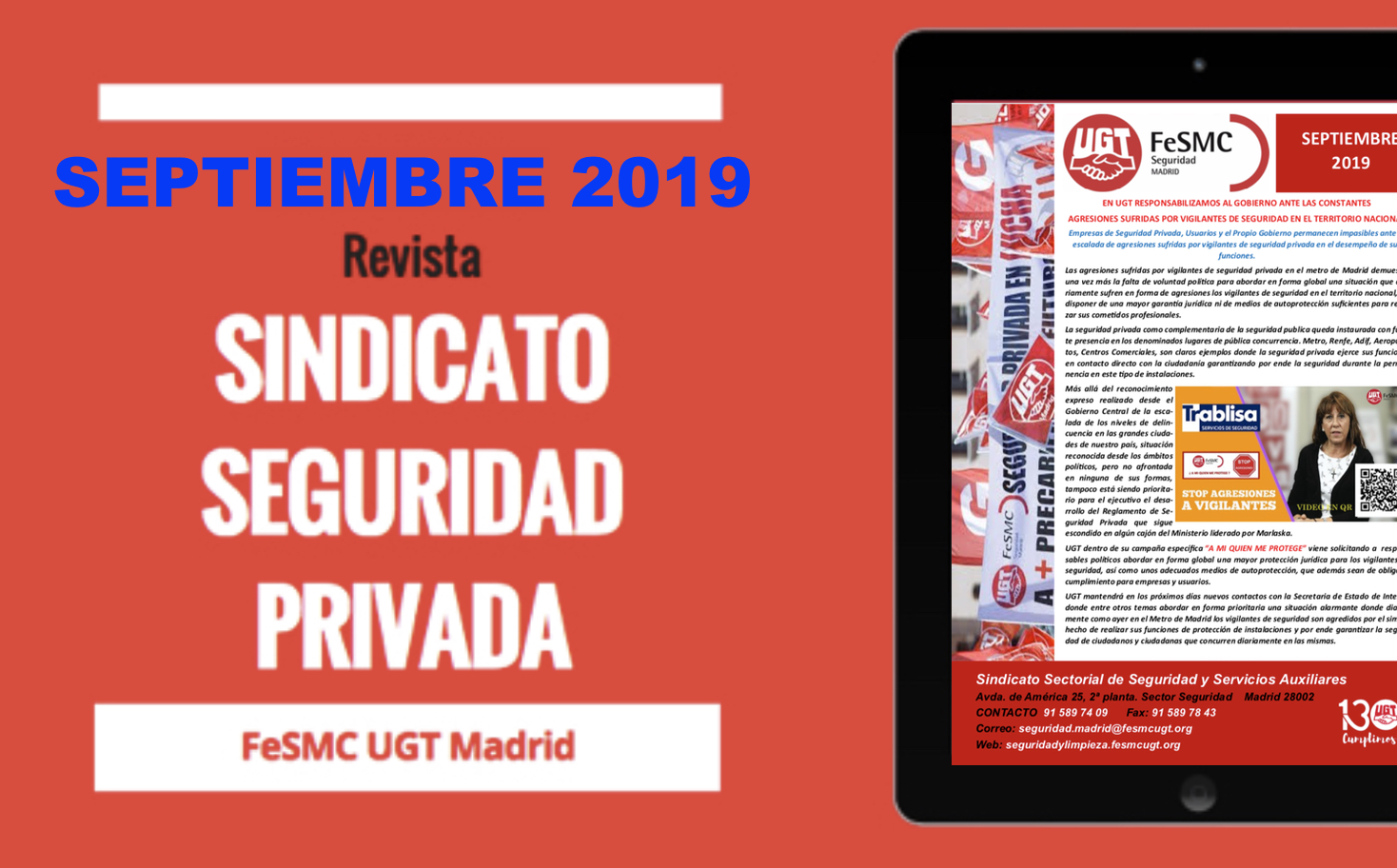 image Sindicato de Seguridad Privada | Revista SEPTIEMBRE 2019