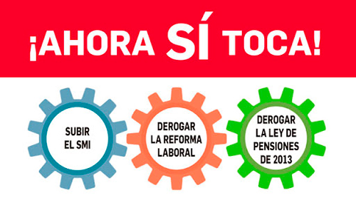image UGT y CCOO animan a la participación en las más de 50 concentraciones que tendrán lugar por en todo el país el 11 de febrero