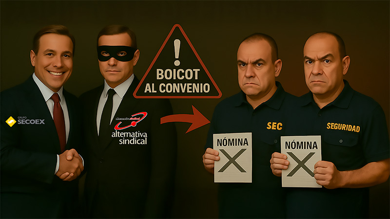 image Video || Desde Alternativa Sindical intentaron boicotear la subida salarial del 16% en Seguridad Privada