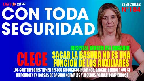 image VIDEO | LOS AUXILIARES DE CLECE, EN EL HOSPITAL VIRGEN DEL ROSARIO, SON OBLIGADOS A SACAR LOS CONTENEDORES DE BASURA A PESAR DE NO SER SU FUNCION
