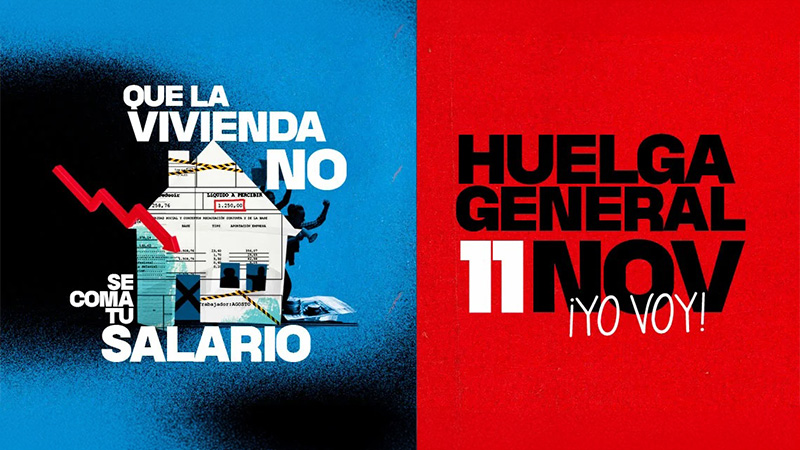 image 11N HUELGA GENERAL: Salarios – Vivienda – Precios
